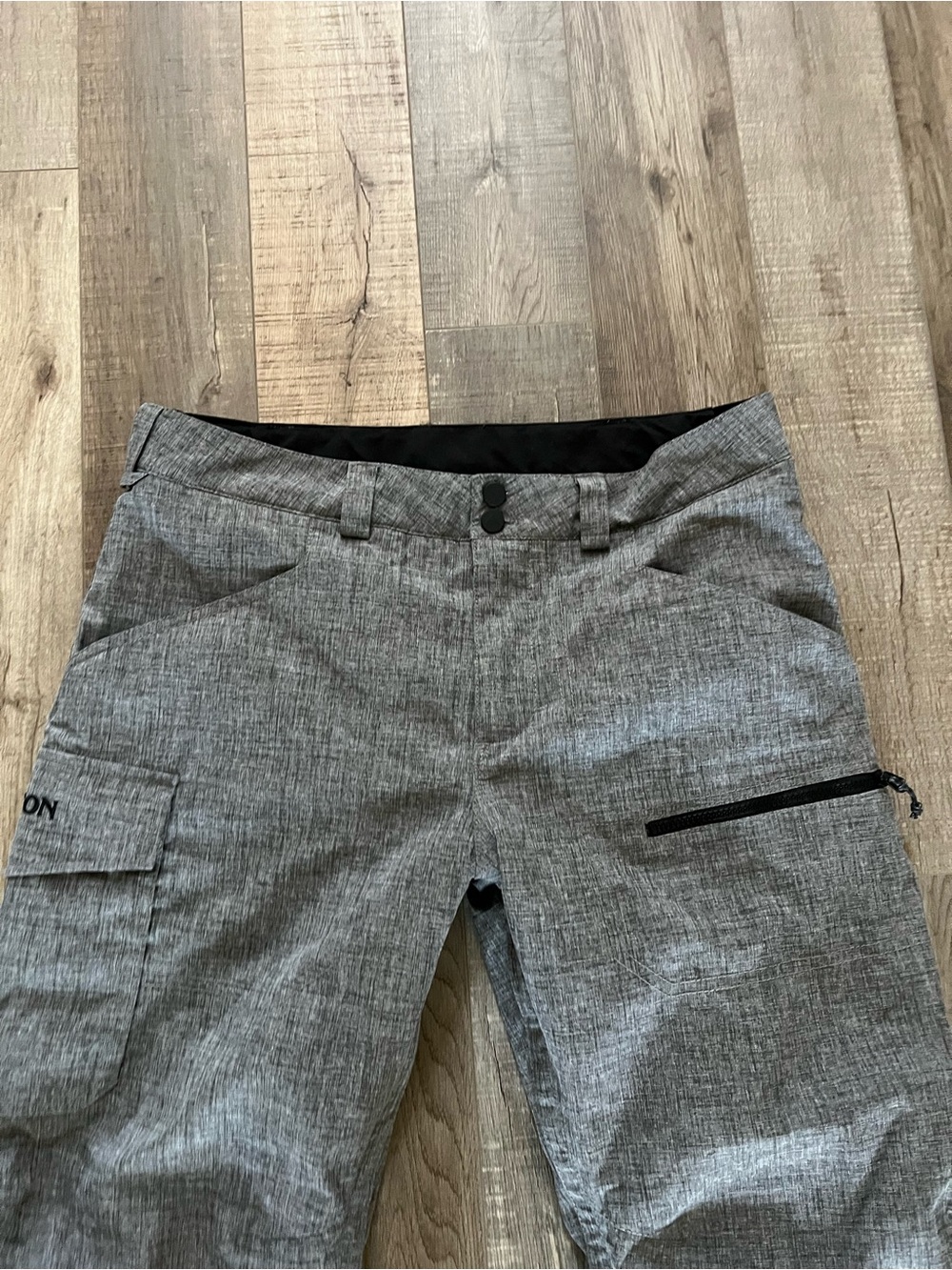 Burton Gray Men's Covert insulated Snow Pants Sz L like new - Picture 4 of 16